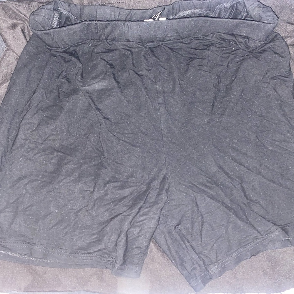 Black biker shorts